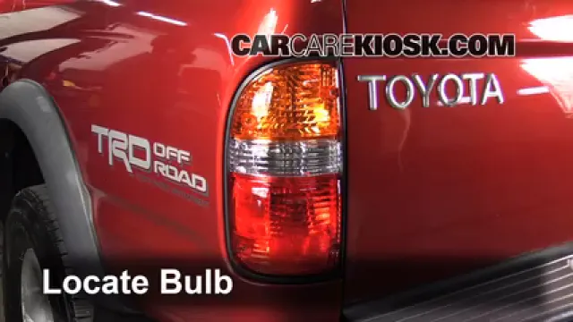 2001 Toyota Tacoma DLX 3.4L V6 Extended Cab Pickup Lights Reverse Light (replace bulb)